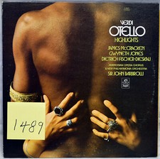 Verdi-Otello-Highlights Angel S-36827 LP NM