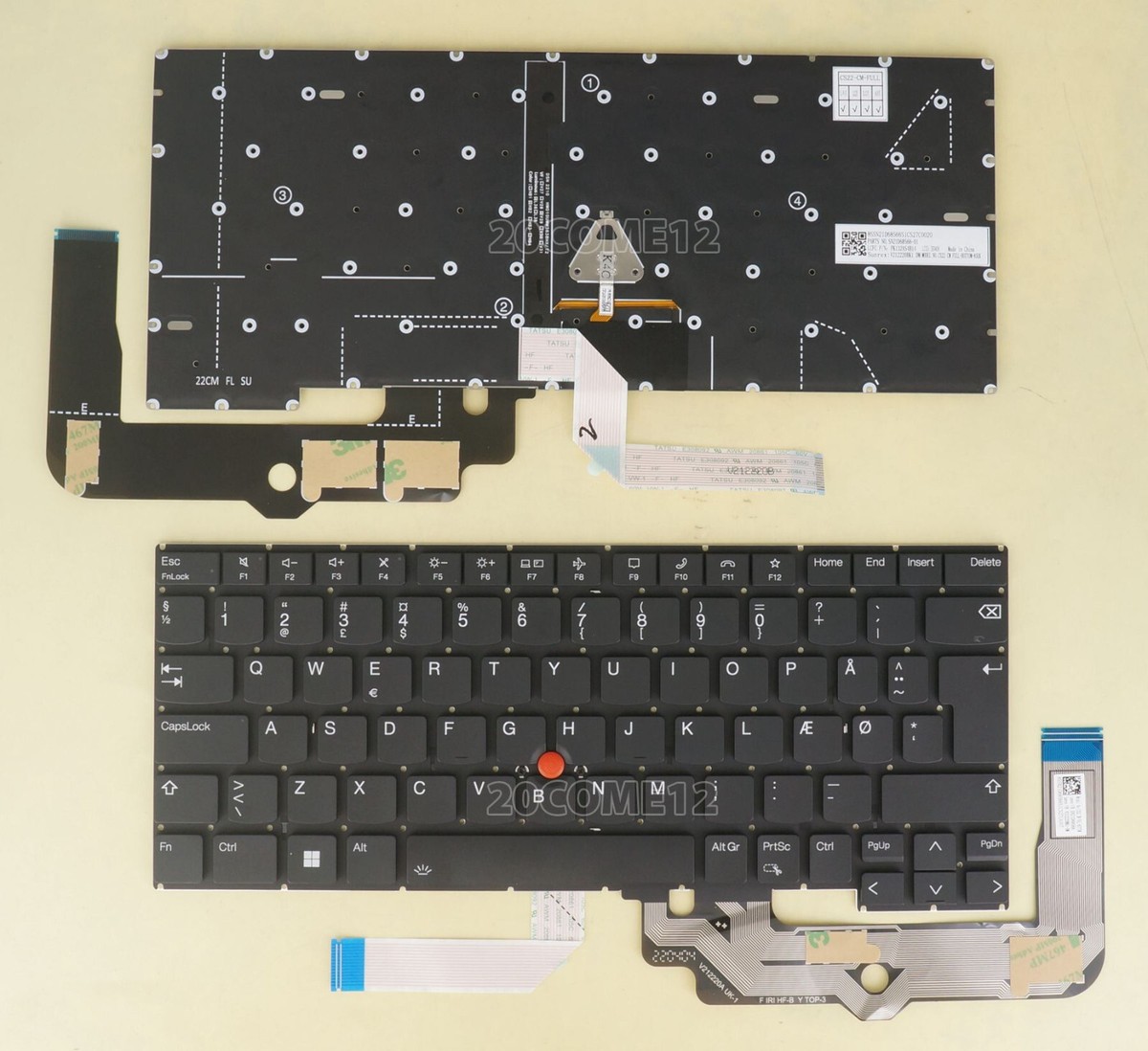 New for Lenovo Thinkpad T14s Gen 3 21BR 21BS 21CQ 21CR Keyboard