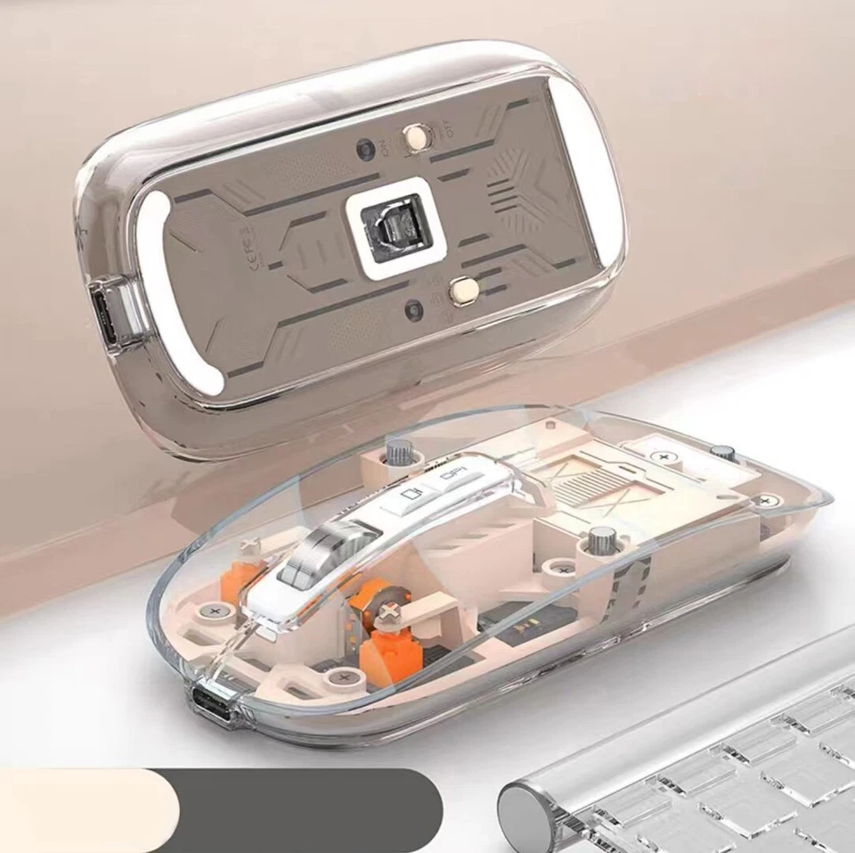 Wireless mouse mini mute Portable With magnetic attraction Rechargeable optics - Image 3 of 4