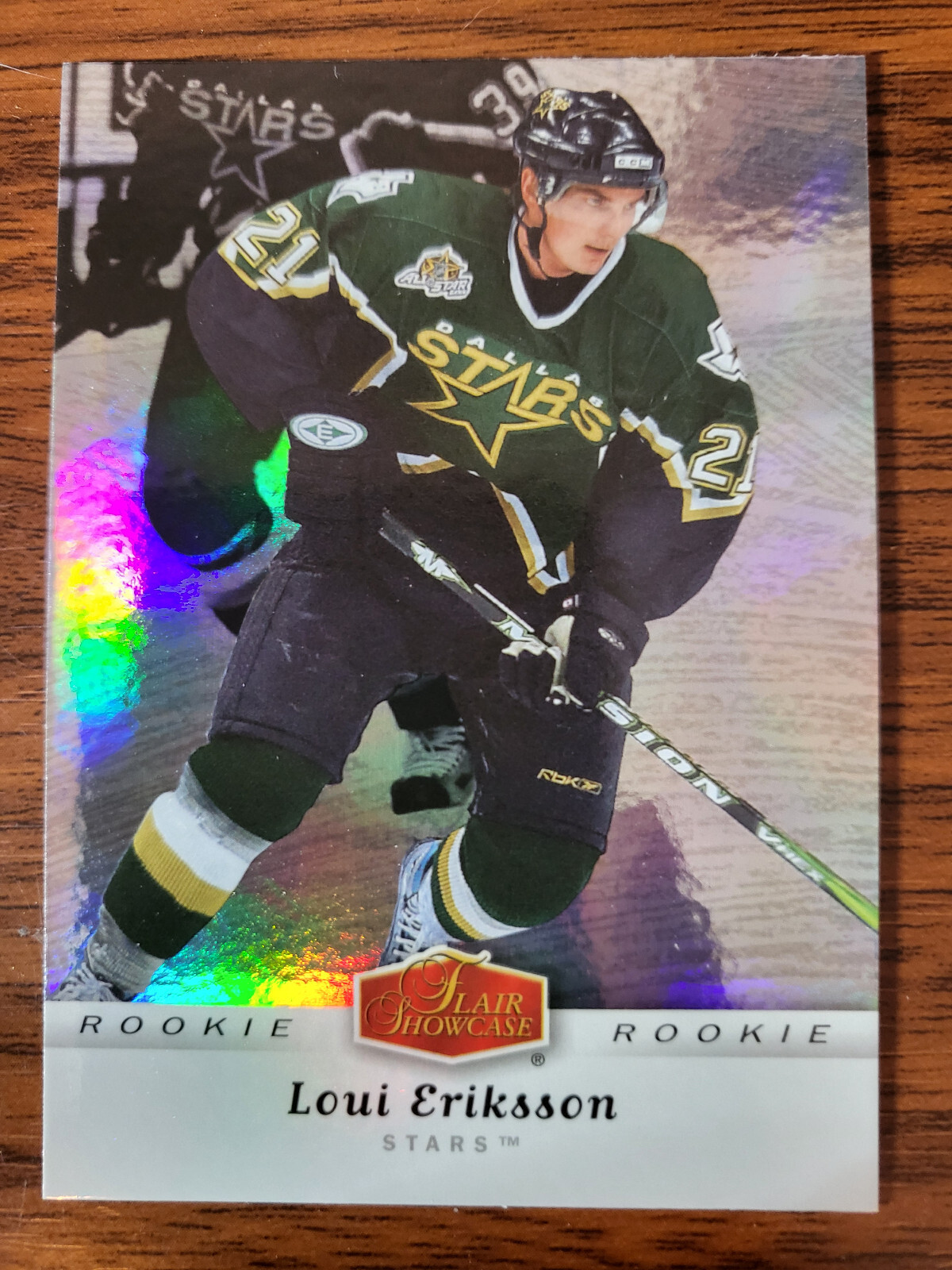 2006-07 Flair Showcase Hockey Rookie Card #311 Loui Eriksson Dallas Stars