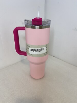 New Stanley FlowState Quencher H2.0 Tumbler 40 oz Flamingo Pink Barbie  |  eBay