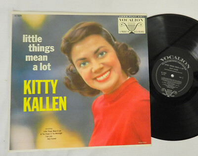 KITTY KALEN LITTLE THINGS MEAN a LOT VOCALION LP RECORD ALBUM 