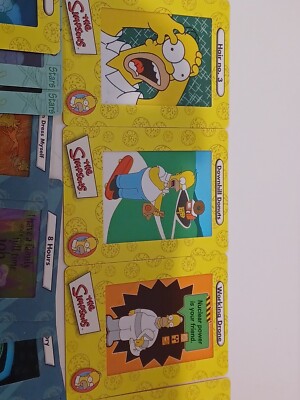 The SIMPSONS FILM CARDS Series 1 FULL SET of 45 Trading Cards 2000