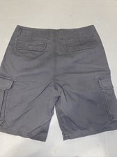 Old Navy Mens Shorts sz 36 Gray Cargo Pockets Casual