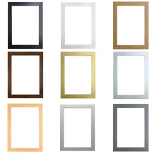 Modern Black Picture Frames Oak White Walnut A1 A2 A3 A4 A5 Poster Photo Frame