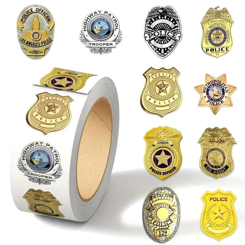Set De 10 Insignias De Sheriff HOLIDYOYO – Estrella De Policía Occidental De Plástico Para Disfraces De Vaquero Y Fiestas De Halloween