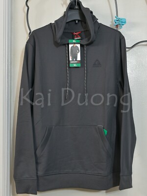 Gerry Men Fleece Performance Pullover Hoodie GRAY and Black 