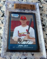 JON JAY 2006 Bowman Chrome 1st Rookie Card RC BGS 9.5 Cardinals 2011 Champs🔥🔥$