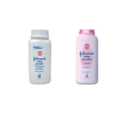 johnson baby powder white