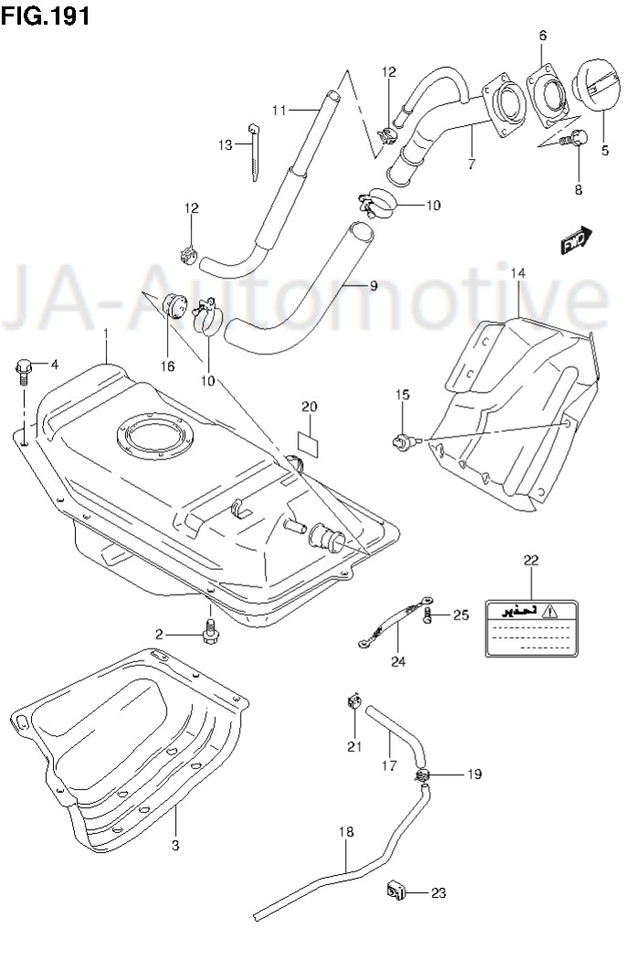 Genuine Suzuki Jimny Fuel Tank Filler Hose Petrol (9818) eBay