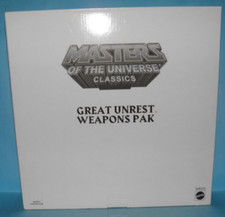Mattel Masters of the Universe MOTU Classics GREAT UNREST Weapons Pack
