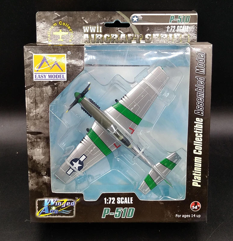 WWII P-51D Mustang 45FS 15FG 1945 aircraft 1/72 plane no diecast Easy model - Image 3 of 4