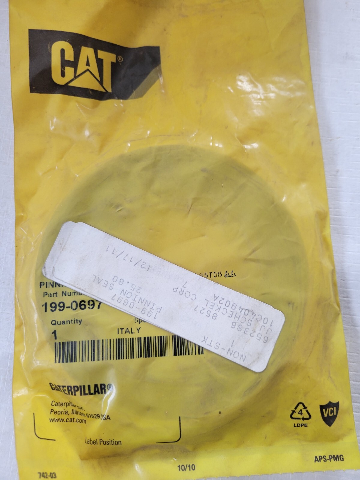 1990697 - SEAL OEM CATERPILLAR (CAT) | eBay