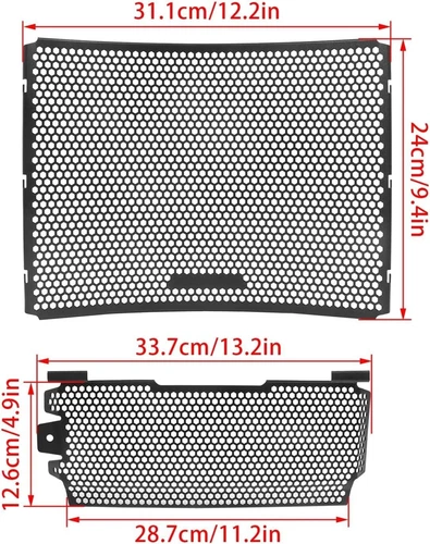 For ZX-10R ZX-10RR 2021-2024 Motorcycle Radiator Grille Guard Cover Protectors - Picture 6 of 14