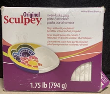 Polyform Sculpey Original Polymer Clay, 1.75-Pound, White 1.75 lb