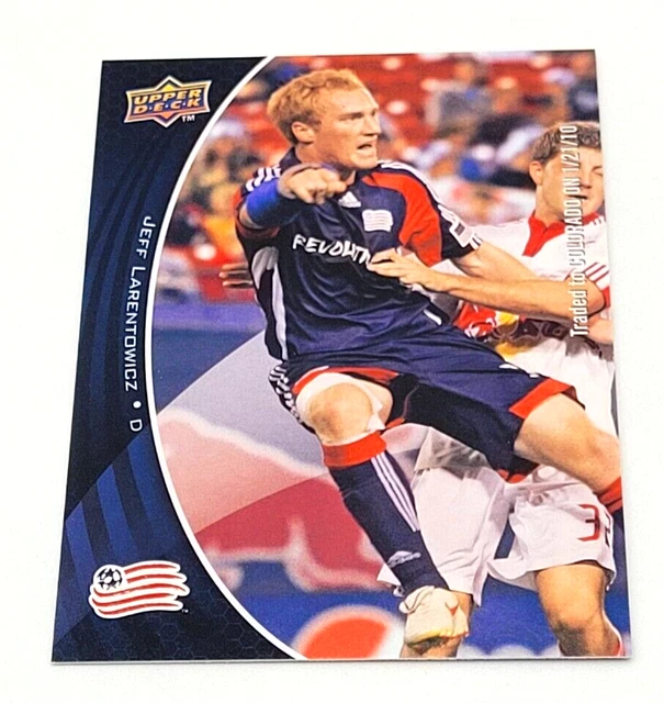 2010 Upper Deck MLS Soccer Jeff Larentowicz New England Revolution #106