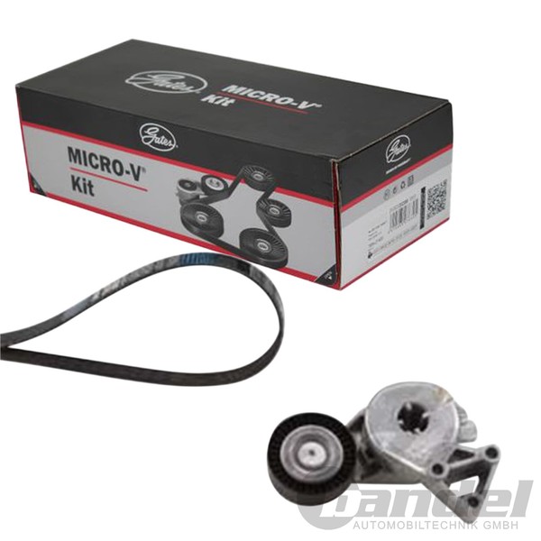 Gates Micro-V Kit KEILRIPPENRIEMEN-SATZ Passend FüR Audi A3 Seat Altea Leon-image