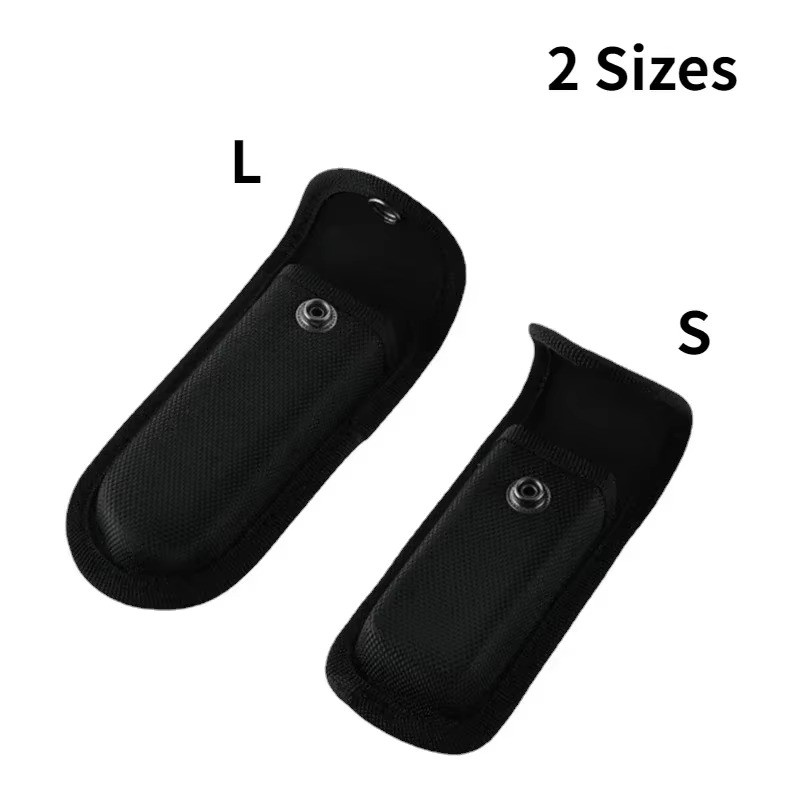1/2PCS Black Portable Hard Boxed Nylon Belt Sheath For Folding Knife US New