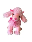 Vintage Ty Pinkys Pinky Poo the Pink Poodle Dog With Tag Stuffed Animal Rare