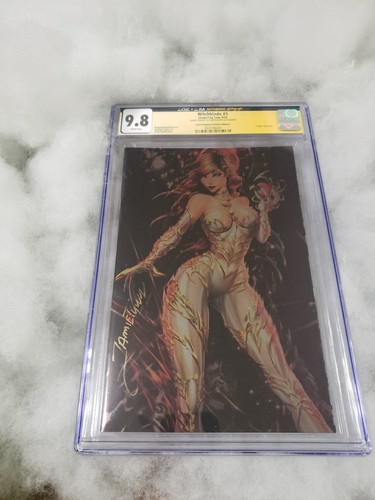 WITCHBLADE #3 CGC 9.8🔥 NYCC FOIL VIRGIN EXCLUSIVE 2024 LTD🔥SIG🔥JAIME TYNDALL - Picture 1 of 15