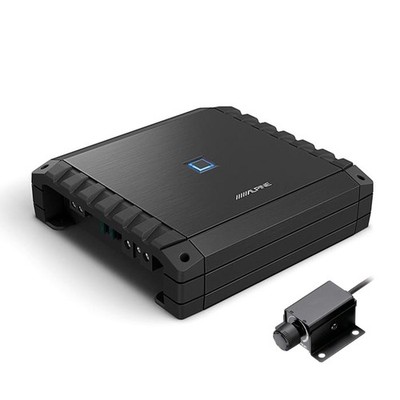 Alpine S2-A60M & RUX-KNOB.2 Bundle - Class-D Subwoofer Amplifier & Remote Knob