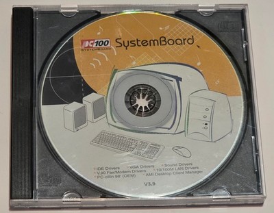 PC100 Systemboard V3.9 IDE, VGA, Sound, Fax/Modem, LAN Drivers