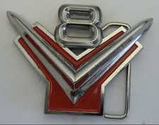Quality Solid Metal Belt Buckle- Y Block V8