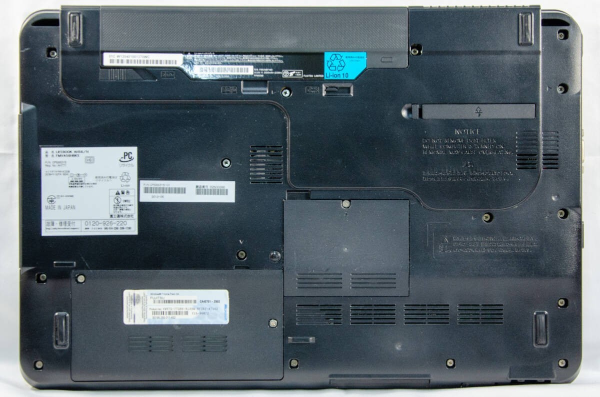 Fujitsu Lifebook AH56/H Black Core i7-3610QM Windows 11 RAM