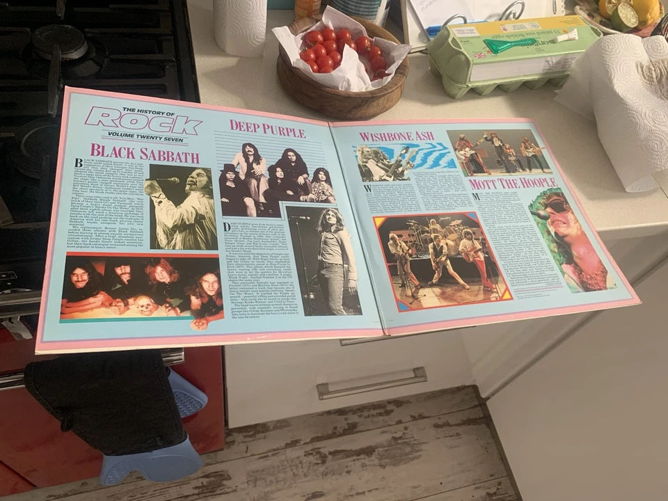 History Of Rock Vol.27 Sabbath, Deep Purple 2x EX vinyl LPs Plays v Nicely Heavy - Image 3 of 4