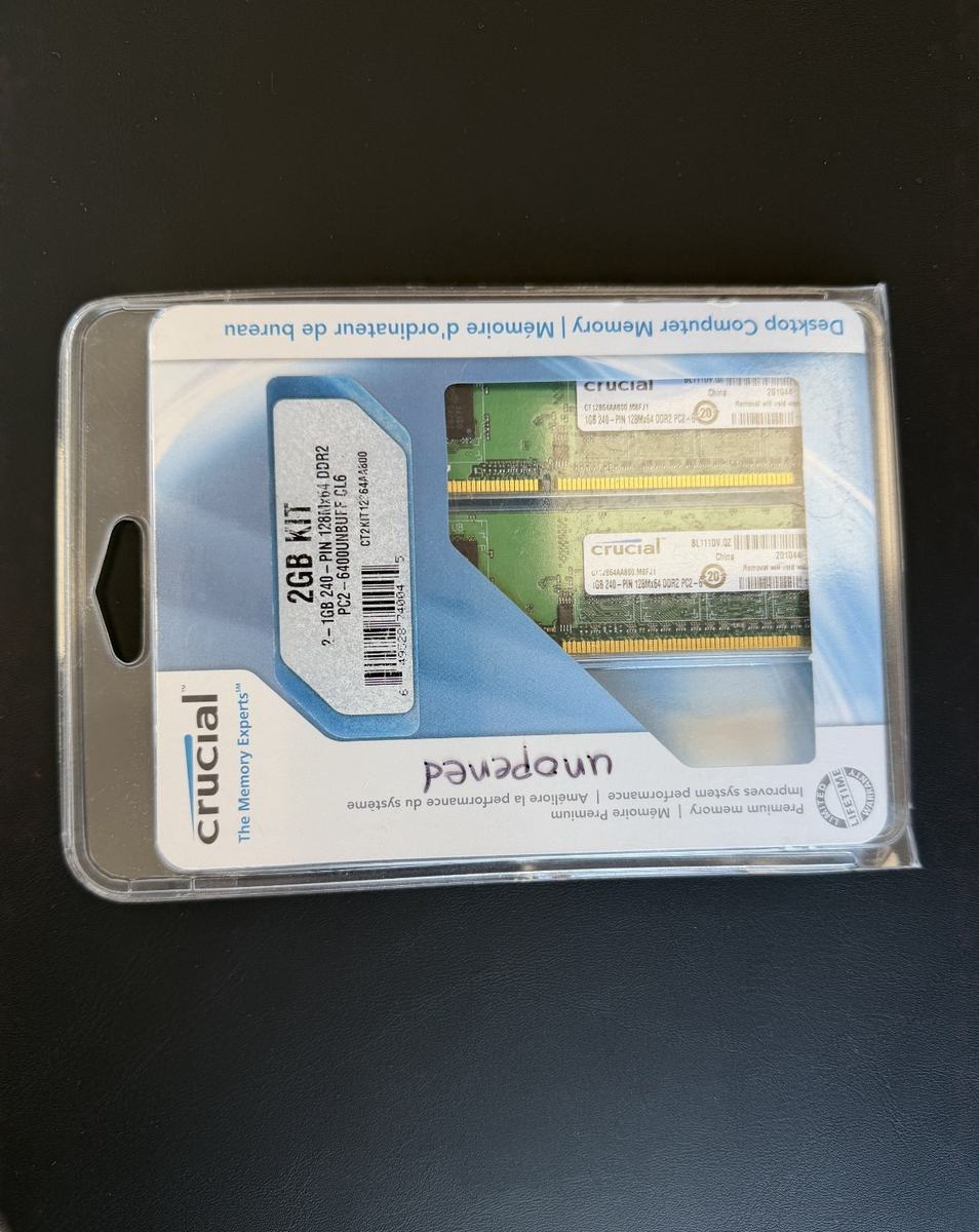 pc2 6400 gb 800 mhz ddr2 sdram