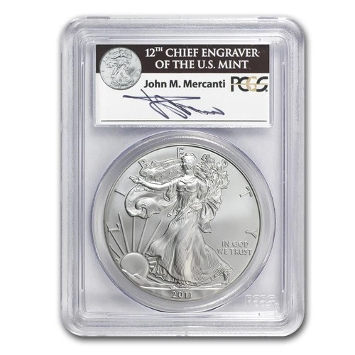 Photo of a 2011-S American Silver Eagle from an eBay listing that sold on Sep 11, 2024