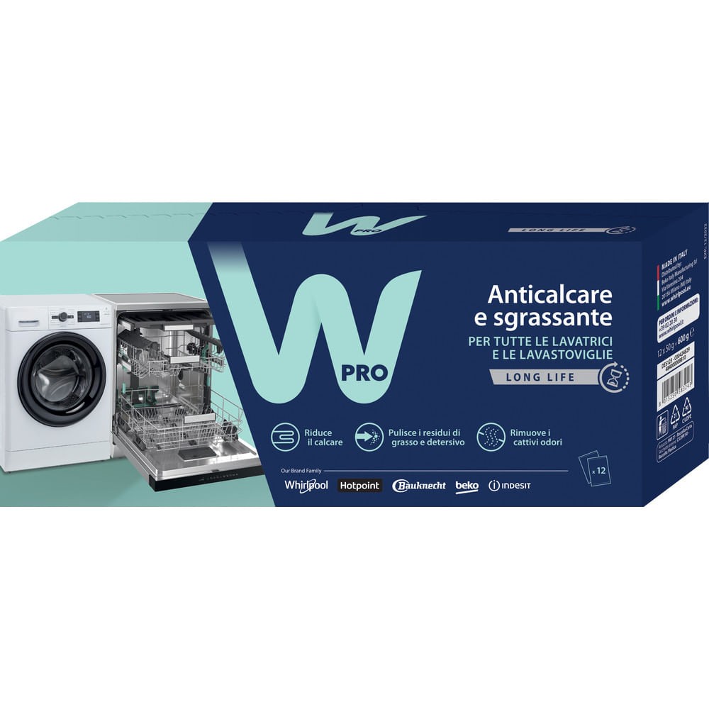 Kit Anticalcare Sgrassante per Lavatrice e Lavastoviglie - Offerta 12 Mesi