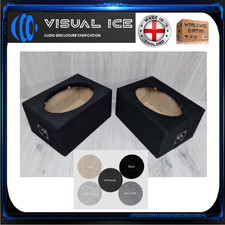 PAIR of 6x9 Speaker pod box mount co axial component van car sub amp