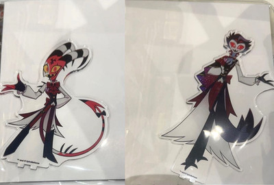 Helluva Boss Animate Cafe Stolas Blitzo Acrylic Stand set of 2 Japan 2026 New