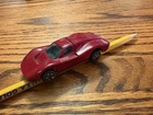 VINTAGE 1969 Hot Wheels Redline US Enamel Red - Nice w/Great Hatch Pins / Wheels