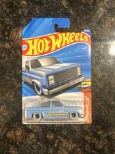 Hot Wheels  83 Chevy Silverado 157/250 HW Hot Trucks 9/10 decent card     