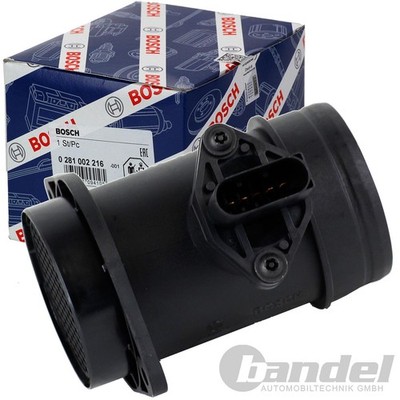 BOSCH LUFTMASSENMESSER 0 281 002 216 VW 1.9 2.5 TDI für VW PASSAT 3B AUDI A4 B5