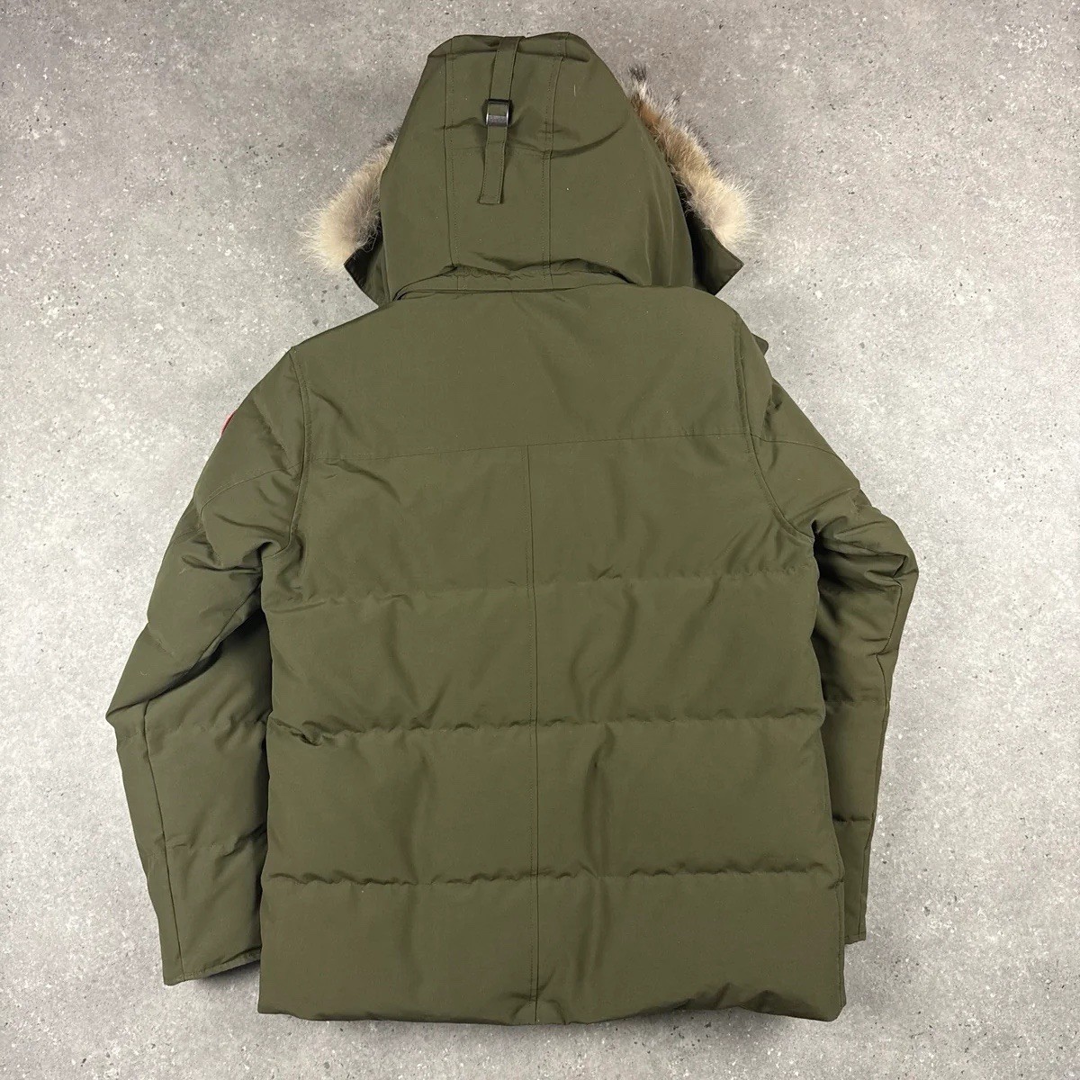 CANADA GOOSE WYNDHAM PARKA MILITARY GREEN - (XL) image 6