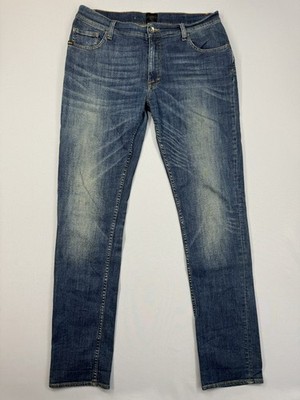 TIGER OF SWEDEN Blaise W34 L34 Herren Jeans Blau Slim Tapered Fit Stretch