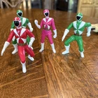 Vintage Power Rangers Lightspeed Rescue 2000 McDonald's 4" Figure Lot Of 4