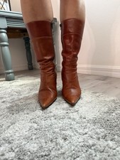 Women's Brown Leather Boots