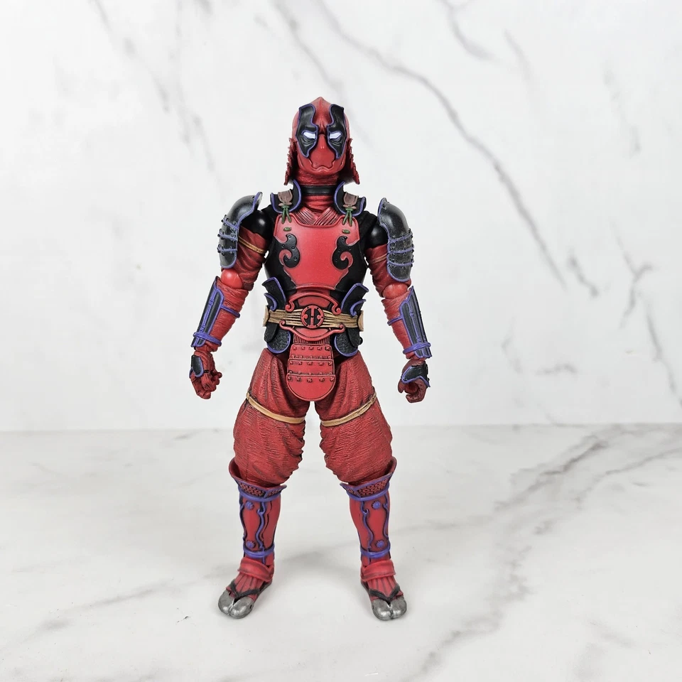 Marvel Kabuki Deadpool Action Figure Meisho Manga Realization Bandai 2018 - Image 4 of 4