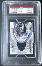 2004 UD SP Game Used Tom Brady Game Used Jersey Fabric PSA 10 GEM Worn Patch
