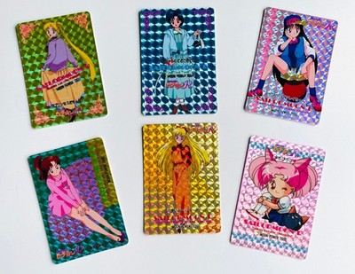 6 Sailor Moon japanische  Prism Trading Cards / Sammelkarten PP4