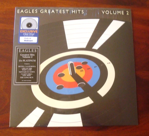 Eagles. Greatest Hits Volume 2. NEW SEALED Clear Colored Vinyl LP