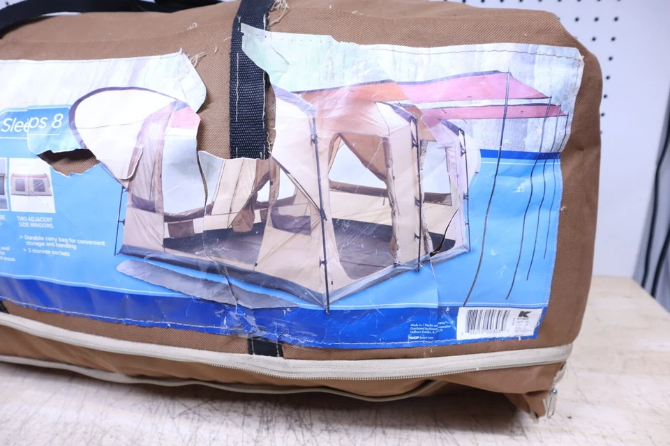 Bonita tienda de campaña familiar completa usada para 8 personas bosques con bolsa - 23x13' Foto 2 de 4