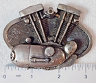 1979 Great American Buckle Co. V-Twin Motorcycle Belt Buckle #681 Limited Ed.