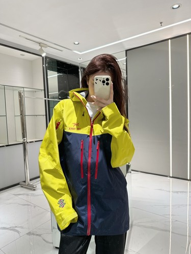 Arc Year of Dragon Alpha Sv Jacket Waterproof Hiking Bird Windproof Outwear - Picture 11 of 18