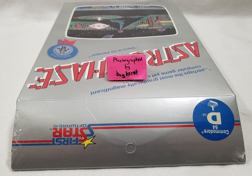 Astro Chase C64 NEW SEALED box Disk complete First Star Commodore 64 AstroChase - Picture 3 of 9