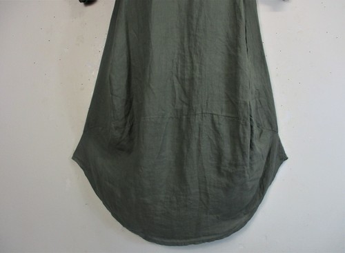 VESTIDO DE VERANO DE LINO LAGEN LOOK BOLSILLOS MANGA CORTA 10 COLORES TALLA: PLUS 18-22 - Imagen 32 de 55